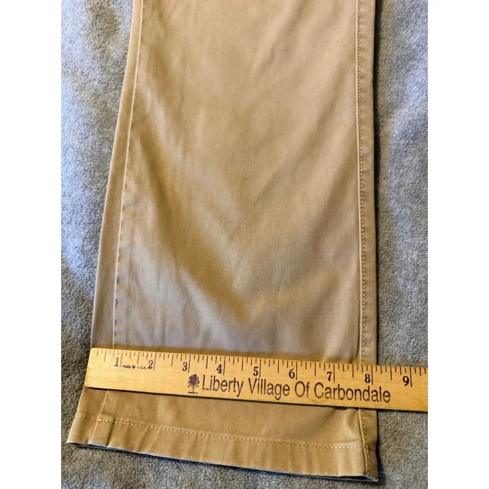 Peter Millar Crown Mens Khaki Tan 5-Pocket Straight Leg Pants MF16B93 Size 34x29